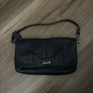 Coach Black Leather Clutch